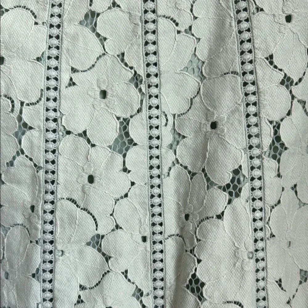 LOFT Green Embellished Sleeveless Blouse - Picture 5 of 11